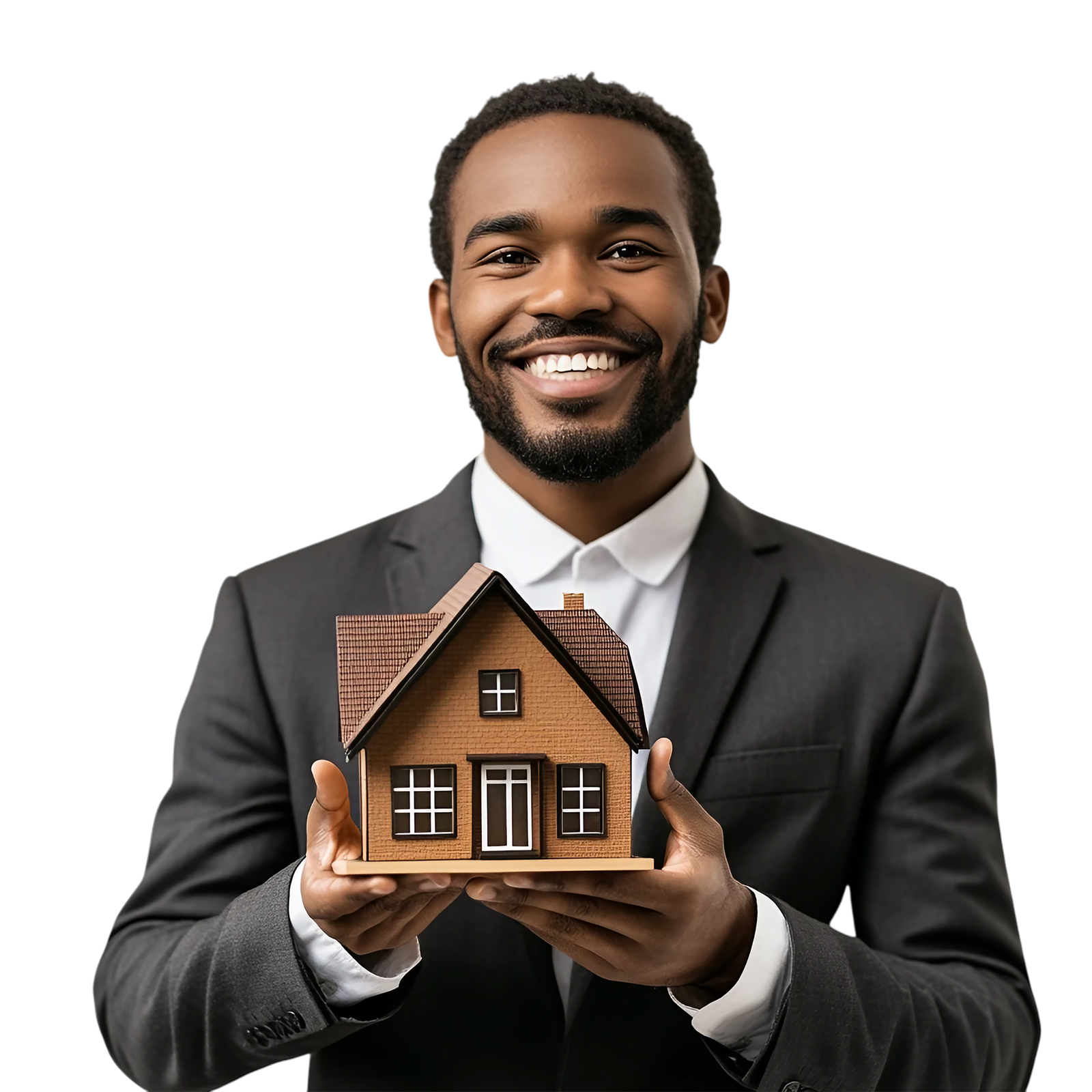 Man with House